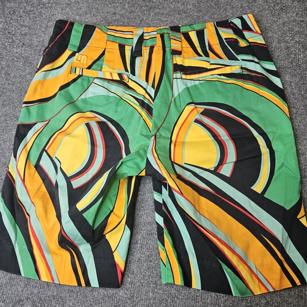 Loudmouth‎ Golf Womens Swirls Gone Wild Bermuda Shorts Size 6 Inseam 10" View 5